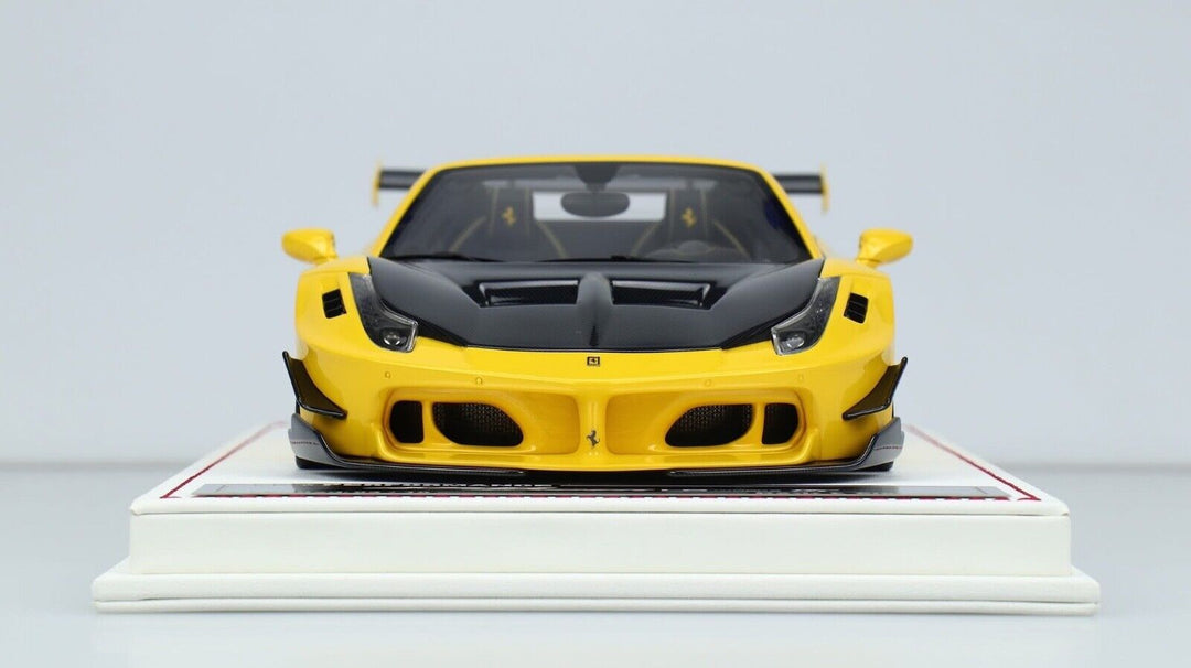 Ferrari 458 Spider GT LBWK (Yellow) [Davis & Giovanni] 1/18 scale