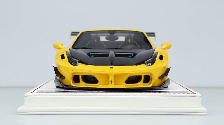 Ferrari 458 Spider GT LBWK (Yellow) [Davis & Giovanni] 1/18 scale