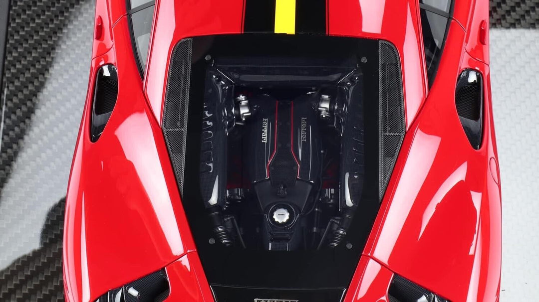 Ferrari 488 Pista NOVITEC (Rosso Corsa) [Davis & Giovanni] 1:12 scale