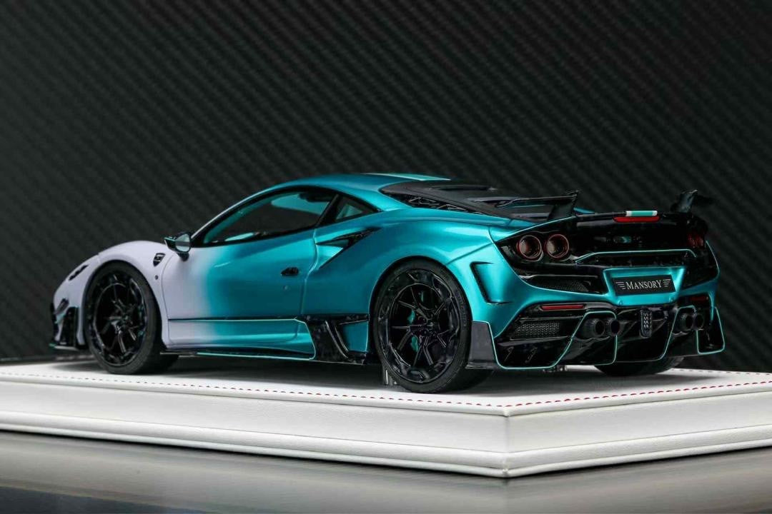 Ferrari F8XX Mansory (Gray/ Blue Fade) [Davis & Giovanni] 1:18 scale