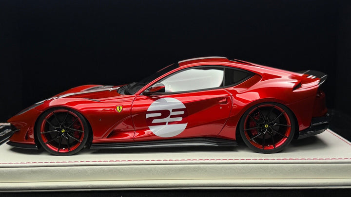 Ferrari 812 Superfast NOVITEC (Metallic Red) [Davis & Giovanni] 1:18 RARE 1 OF 1