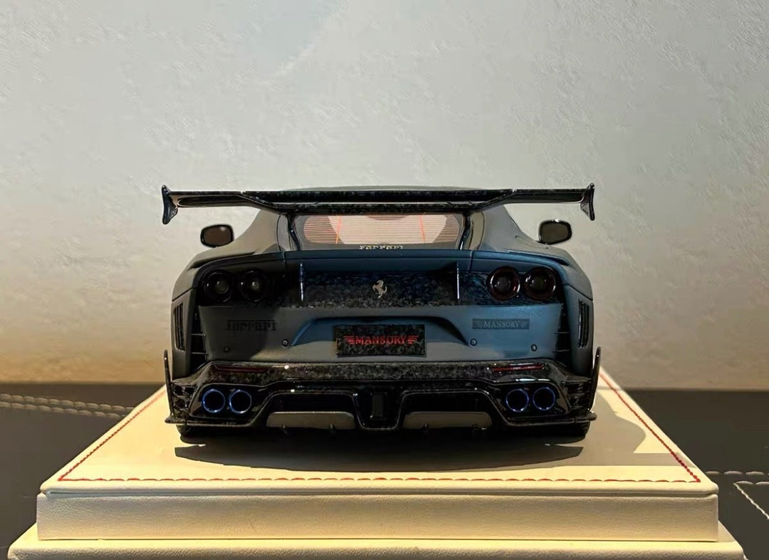 Ferrari 812 Stallone Mansory (Matte Dark Gray) [Davis & Giovanni] 1:18 scale