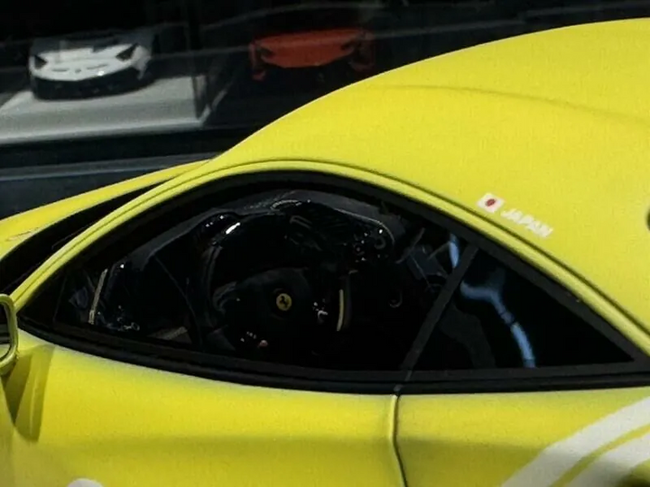 Ferrari 488 GTB LBWK (Matt Yellow Zero Fighter) [Davis & Giovanni] 1/18 scale
