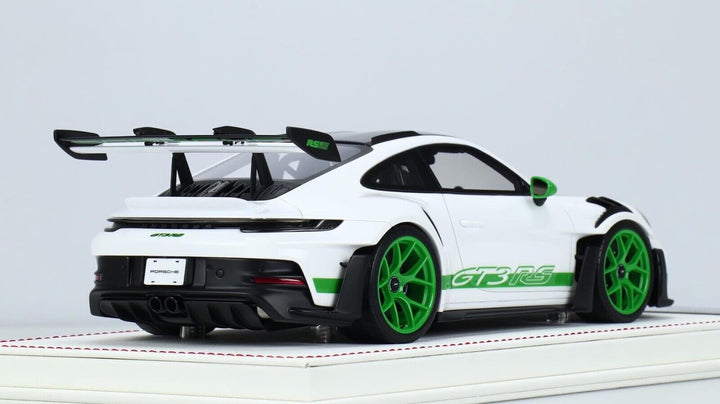 Porsche 911 GT3RS (White/ Green) [Davis & Giovanni] 1:18 scale