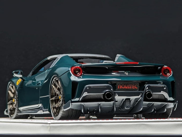 Ferrari 488 Pista Spider NOVITEC (Dark Green) [Davis & Giovanni] 1/18 scale
