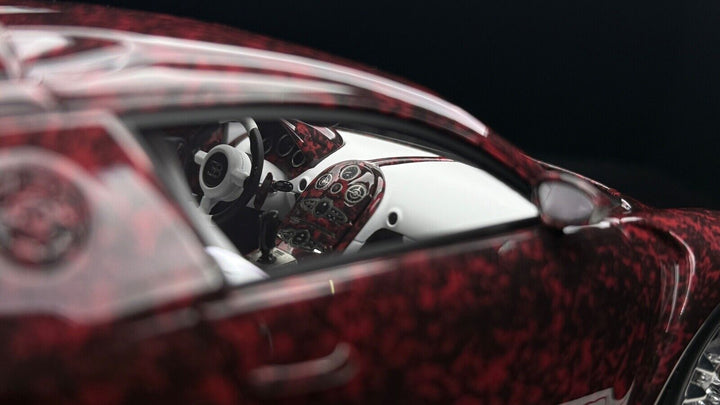 Bugatti Veyron Mansory (Red Forged Carbon) [Davis & Giovanni] 1:18 scale 1 OF 1