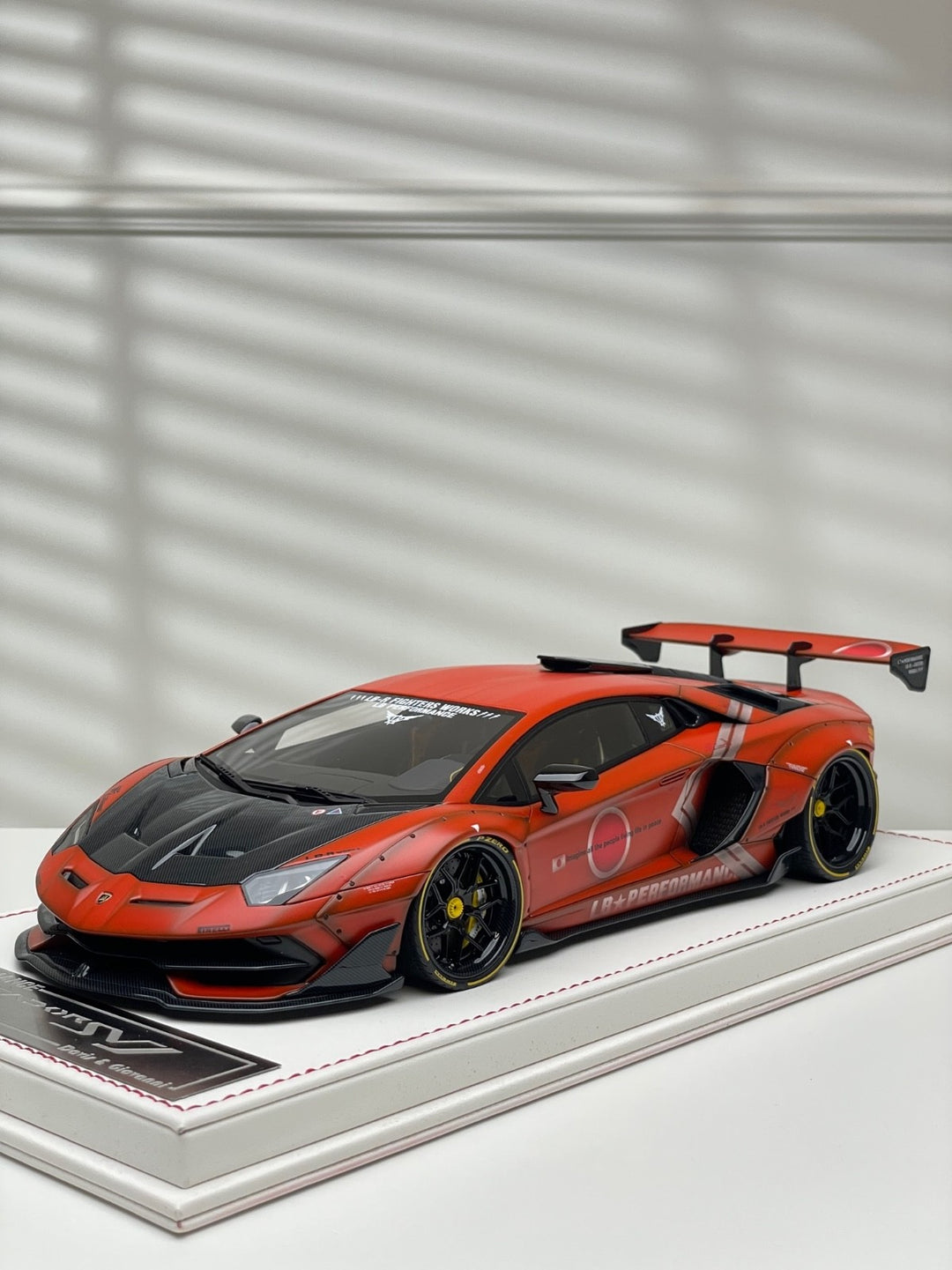 Lamborghini Aventador SVJ LBWK (Orange, Zero Zen) [Davis & Giovanni] 1:18 scale