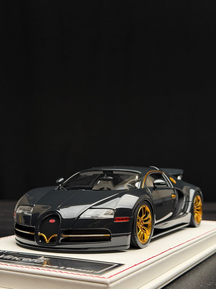 Bugatti Veyron Mansory "Vincero" (Carbon/ Gold) [Davis & Giovanni] 1/18 scale