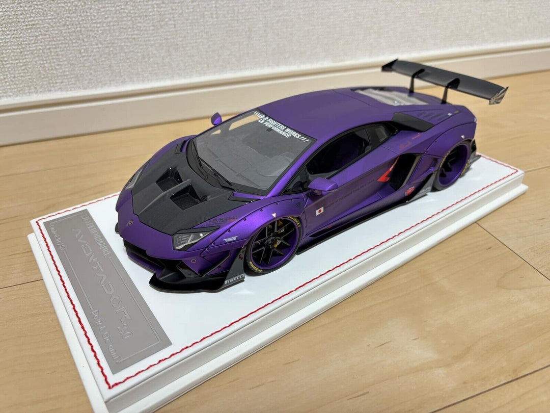 Lamborghini Aventador 2.0 LBWK (Purple Zero Fighter)[Davis & Giovanni]1/18 scale
