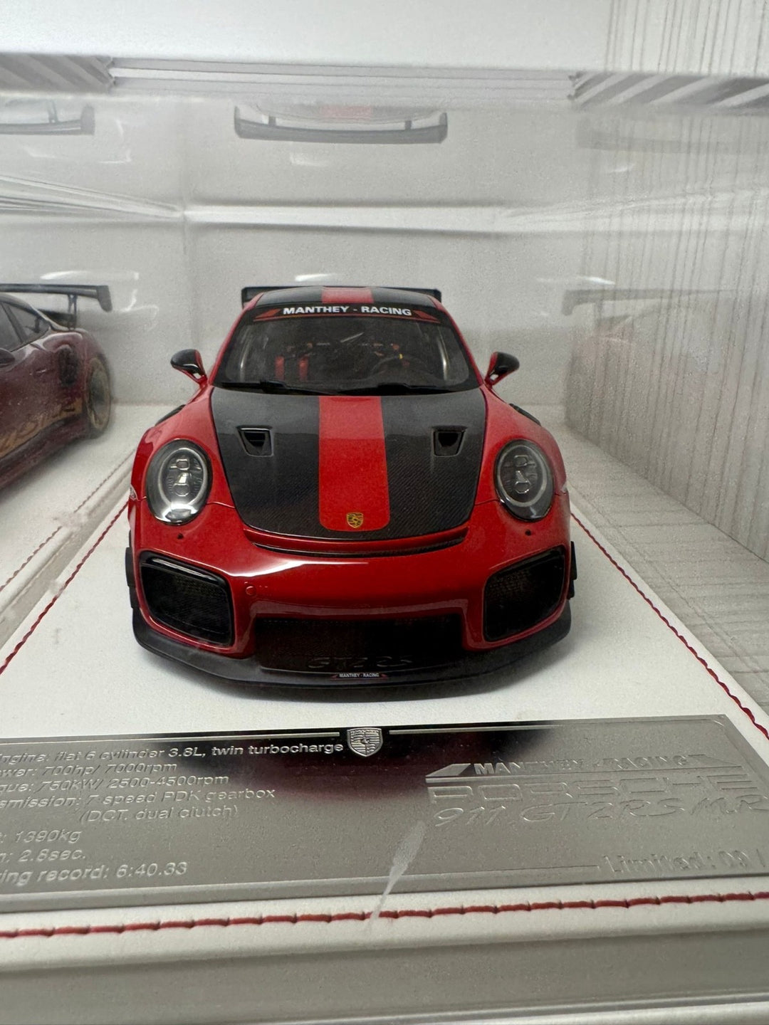 Porsche 911 GT2RS MR (Red/ Black) [Davis & Giovanni] 1:18 scale