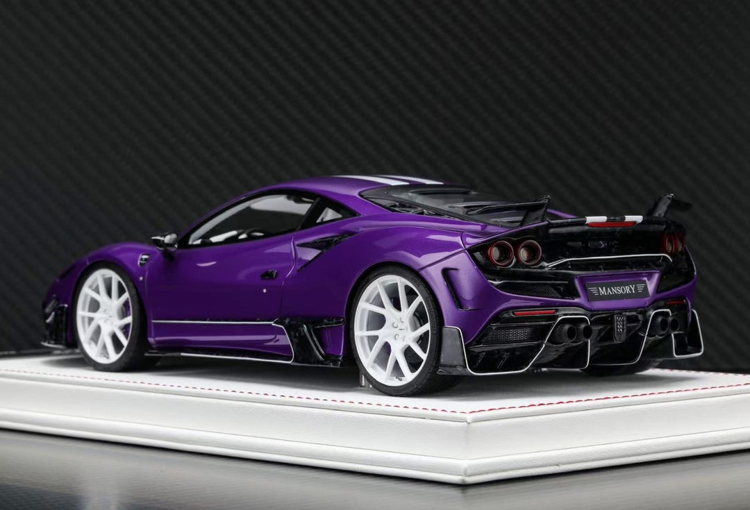 Ferrari F8XX Mansory (Purple/ White) [Davis & Giovanni] 1:18 scale