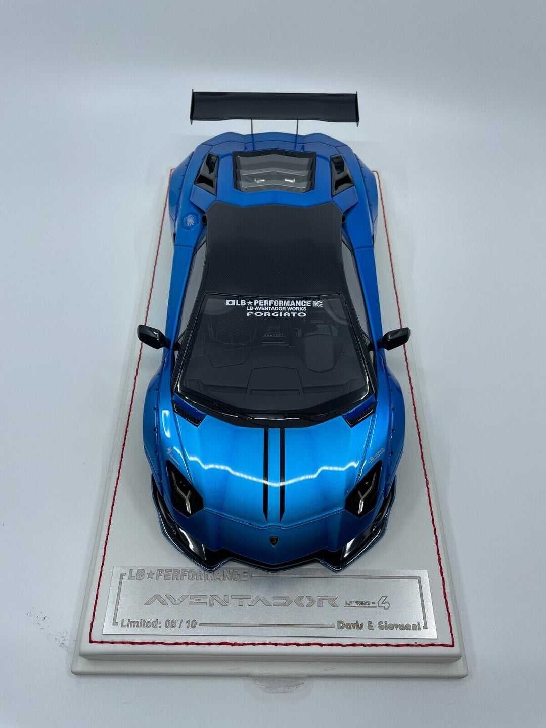 Lamborghini Aventador LP720-4 LBWK (Chrome Blue) [Davis & Giovanni] 1:18 scale