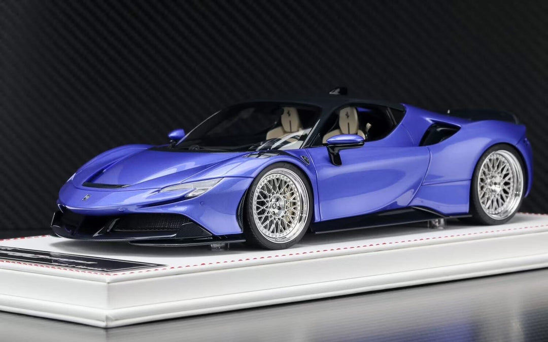 Ferrari SF90 Stradale NOVITEC (Metallic Blue) [Davis & Giovanni] 1:18 scale