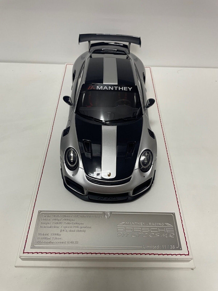 Porsche GT2RS MR (Manthey Racing Silver) [Davis & Giovanni] 1/18 scale