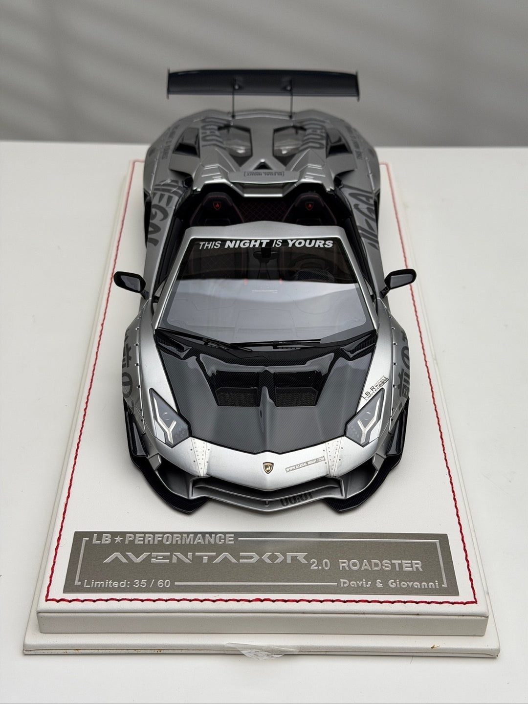 Lamborghini Aventador 2.0 Roadster LBWK (Illegal) [Davis & Giovanni] 1/18 scale