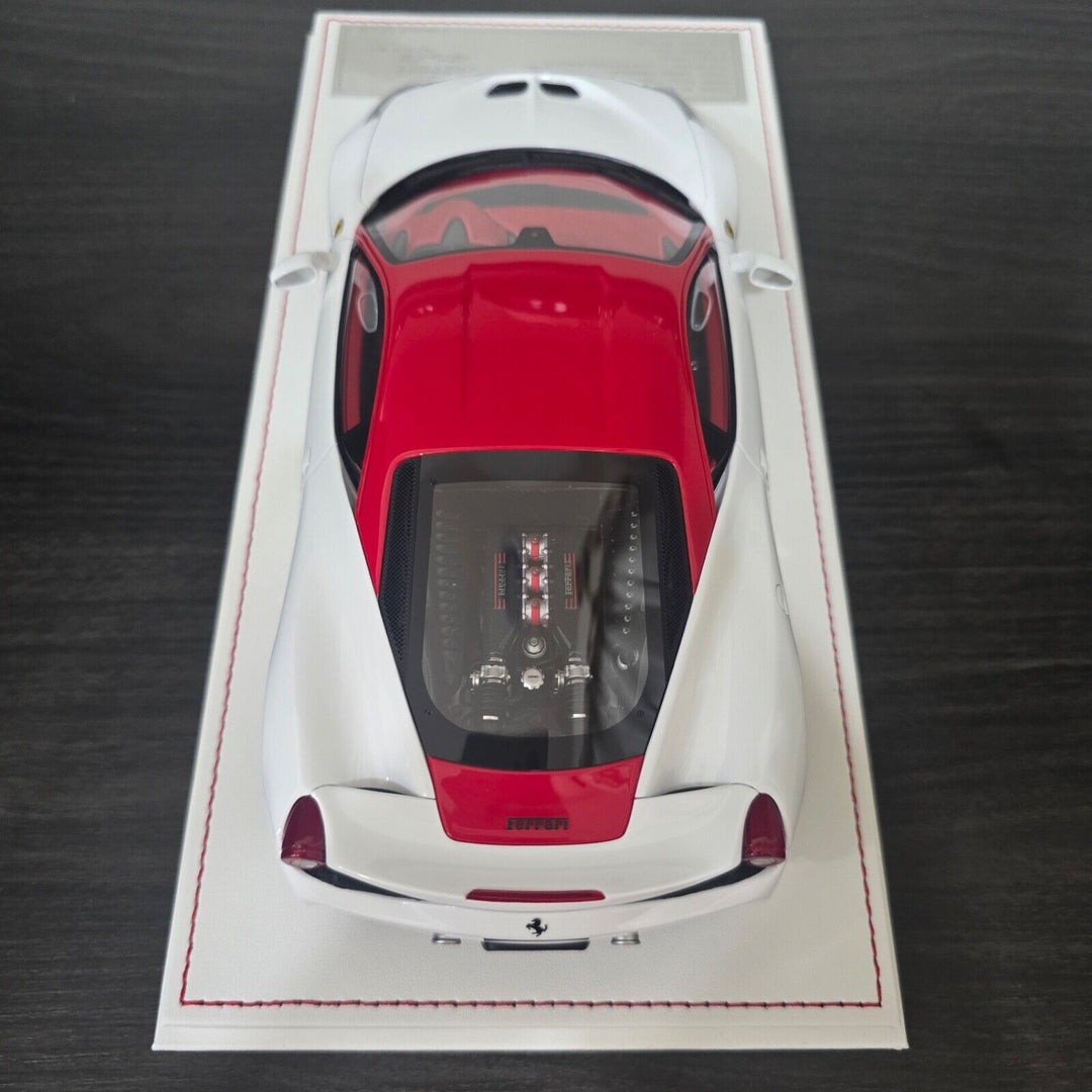 Ferrari 458 Speciale (White/ Red) [Davis & Giovanni] 1:18 scale