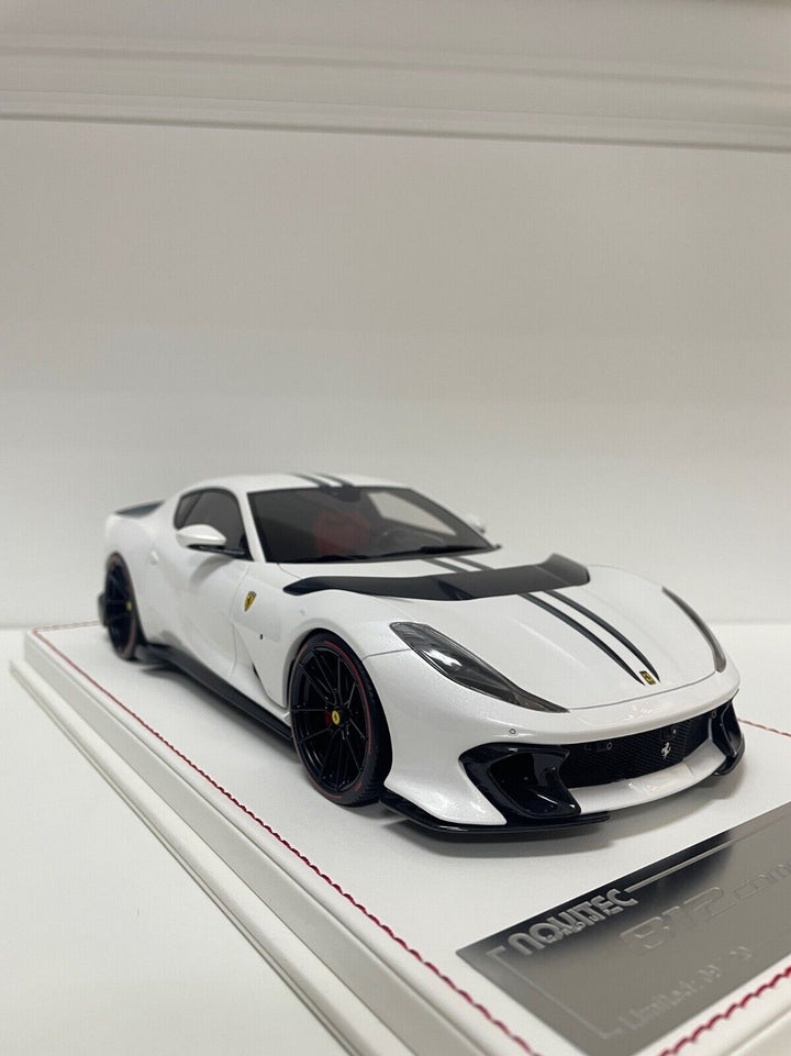 Ferrari 812 Competizione NOVITEC (White) [Davis & Giovanni] 1/18 scale