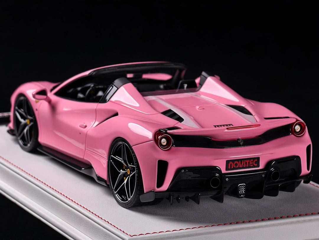 Ferrari 488 Pista Spider NOVITEC (Pink) [Davis & Giovanni] 1:18 scale