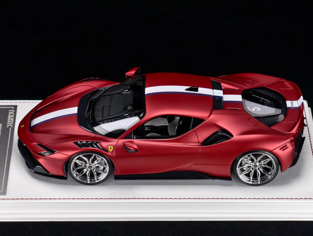 Ferrari SF90 Stradale NOVITEC (Matte Rosso Magma) [Davis & Giovanni] 1/18 scale