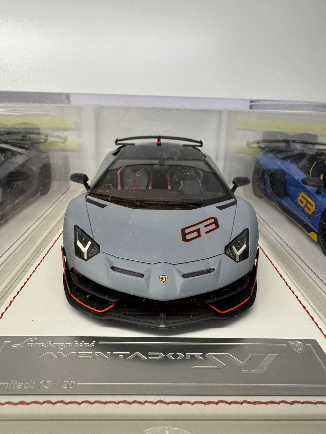Lamborghini Aventador SVJ (Matte Gray 63) [Davis & Giovanni] 1:18 scale