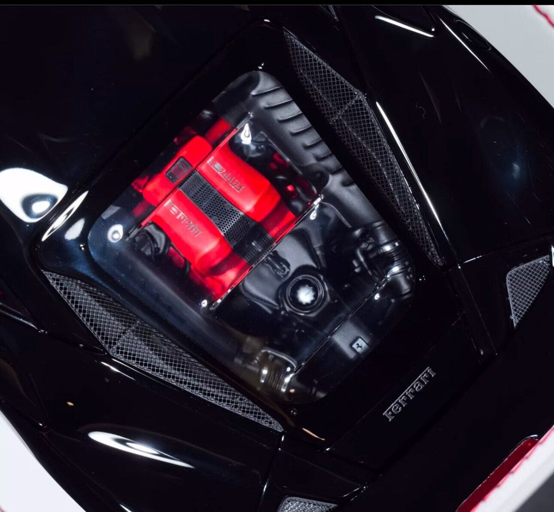 Ferrari F8 Tributo (Gloss Black) [Davis & Giovanni] 1/18 scale