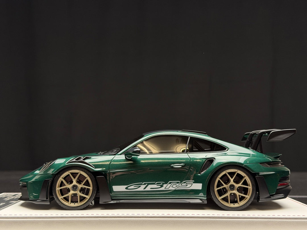 Porsche 911 GT3 RS (Metallic Dark Green) [Davis & Giovanni] 1:18 scale