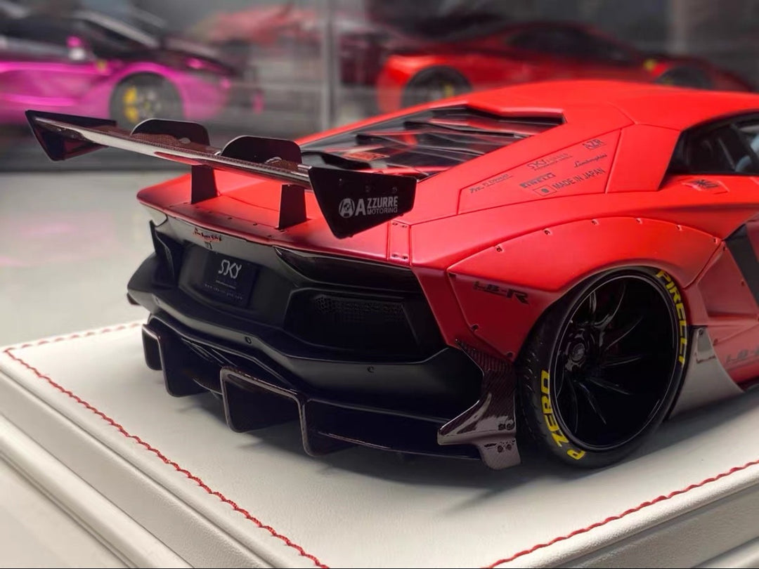 Lamborghini Aventador 2.0 LBWK (Matt Red) [Davis & Giovanni] 1/18 scale