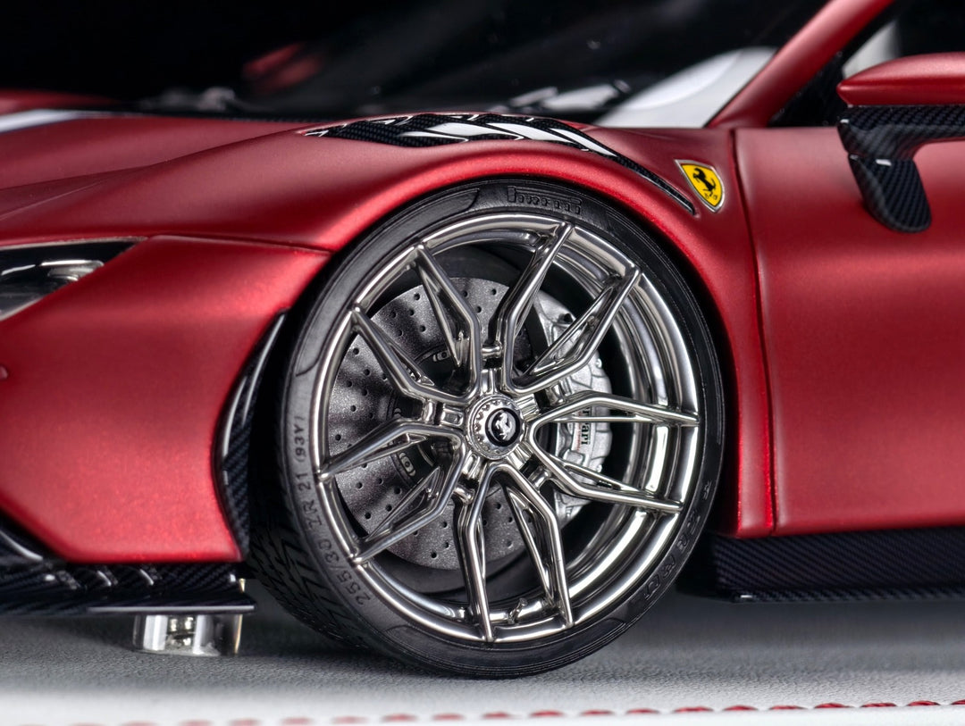 Ferrari SF90 Stradale NOVITEC (Matte Rosso Magma) [Davis & Giovanni] 1/18 scale