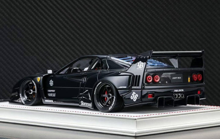 Ferrari F40 LBWK (Full Gloss Carbon Fiber) [Davis & Giovanni] 1:18 scale