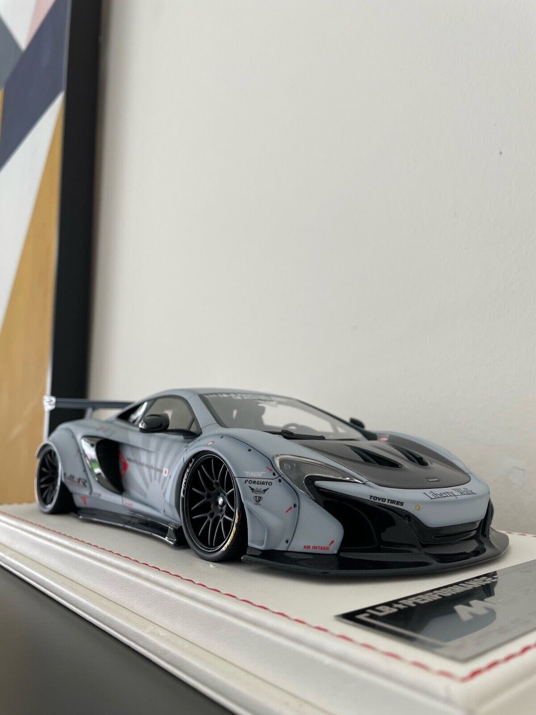 McLaren 650s LBWK (Gray, Zero Fighter) [Davis & Giovanni] 1/18 scale