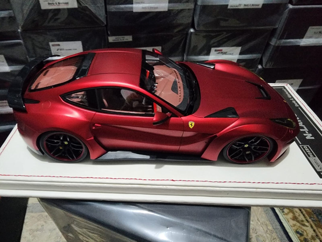 Ferrari N-LARGO NOVITEC (Matt Chrome Red) [Davis & Giovanni] 1:18 scale 1 OF 1