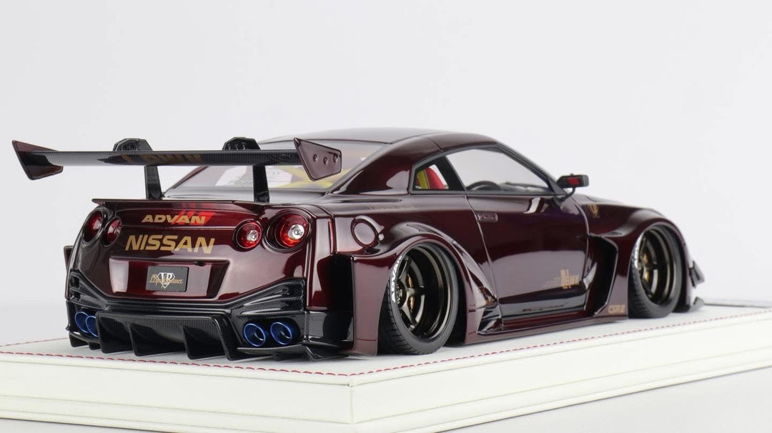 Nissan R35 GT-RR LBWK (Wine Red) [Davis & Giovanni] 1/18 scale