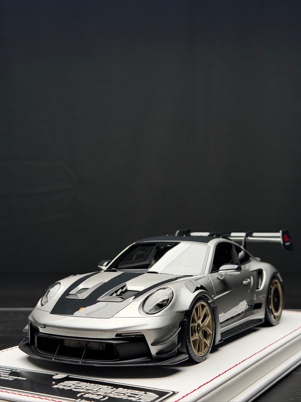 S*S様 1/18 ポルシェ911GT3 RS MR Porsche 911 GT3 RS MR (Silver) [Davis & Giovanni] 1:18 scale