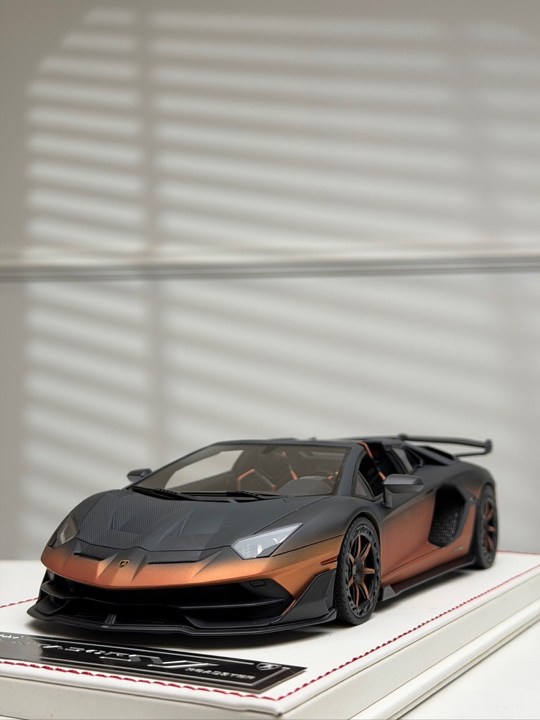 Lamborghini Aventador SVJ Roadster (Black) [Davis & Giovanni] 1/18 scale 1 OF 1
