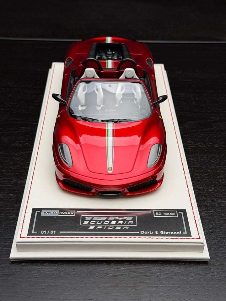 Ferrari 16M Scuderia Spider NOVITEC (Candy Red) [Davis & Giovanni] 1:18 scale