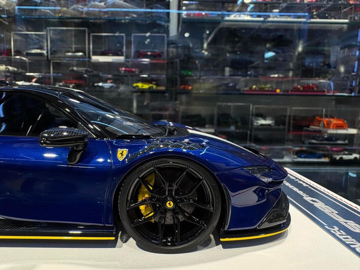 Ferrari SF90 Stradale NOVITEC (Metallic Blue) [Davis & Giovanni] 1/18 scale