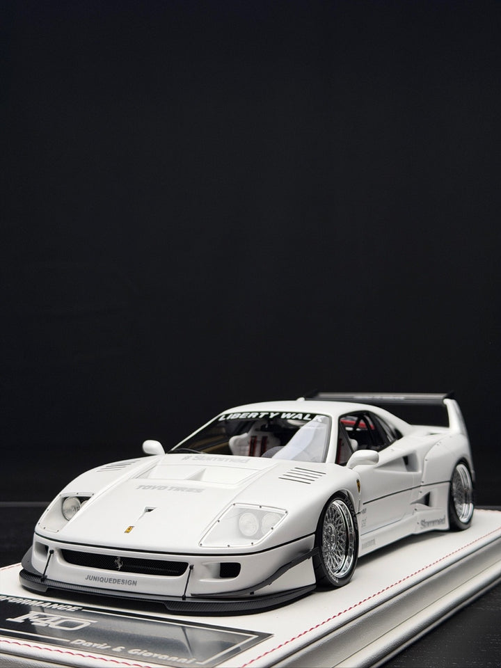 Ferrari F40 LBWK (White) [Davis & Giovanni] 1:18 scale