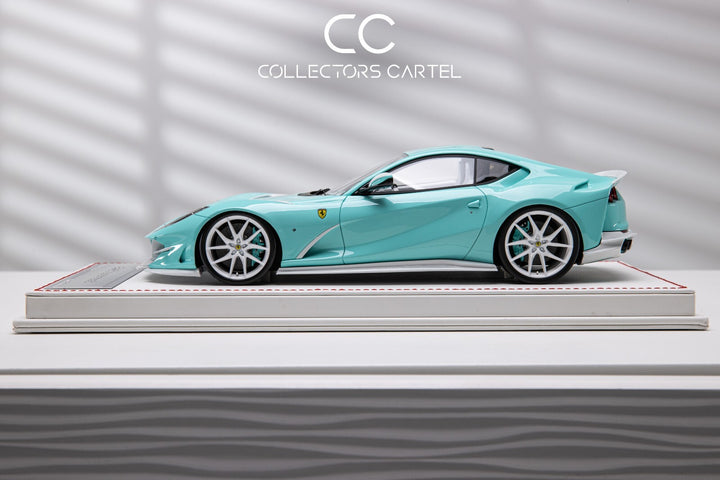 Ferrari 812 Superfast NOVITEC (TurqoiseBlue/White Carbon)[Davis & Giovanni] 1:18