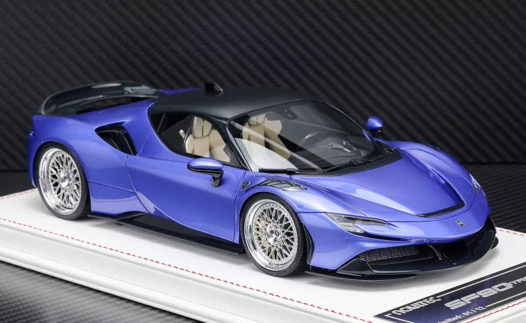 Ferrari SF90 Stradale NOVITEC (Metallic Blue) [Davis & Giovanni] 1:18 scale