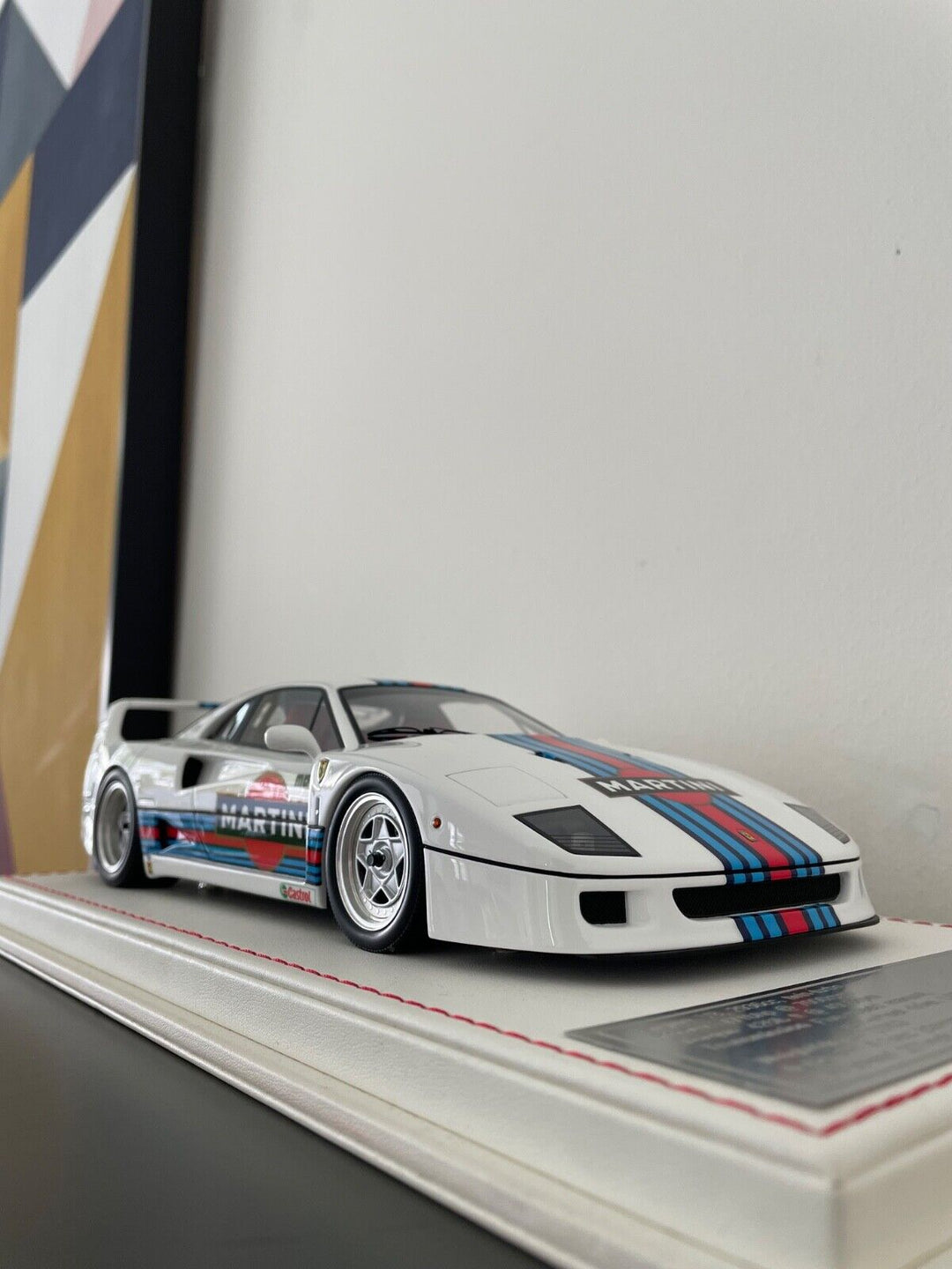 Ferrari F40 (White, Martini) [Davis & Giovanni] 1/18 scale