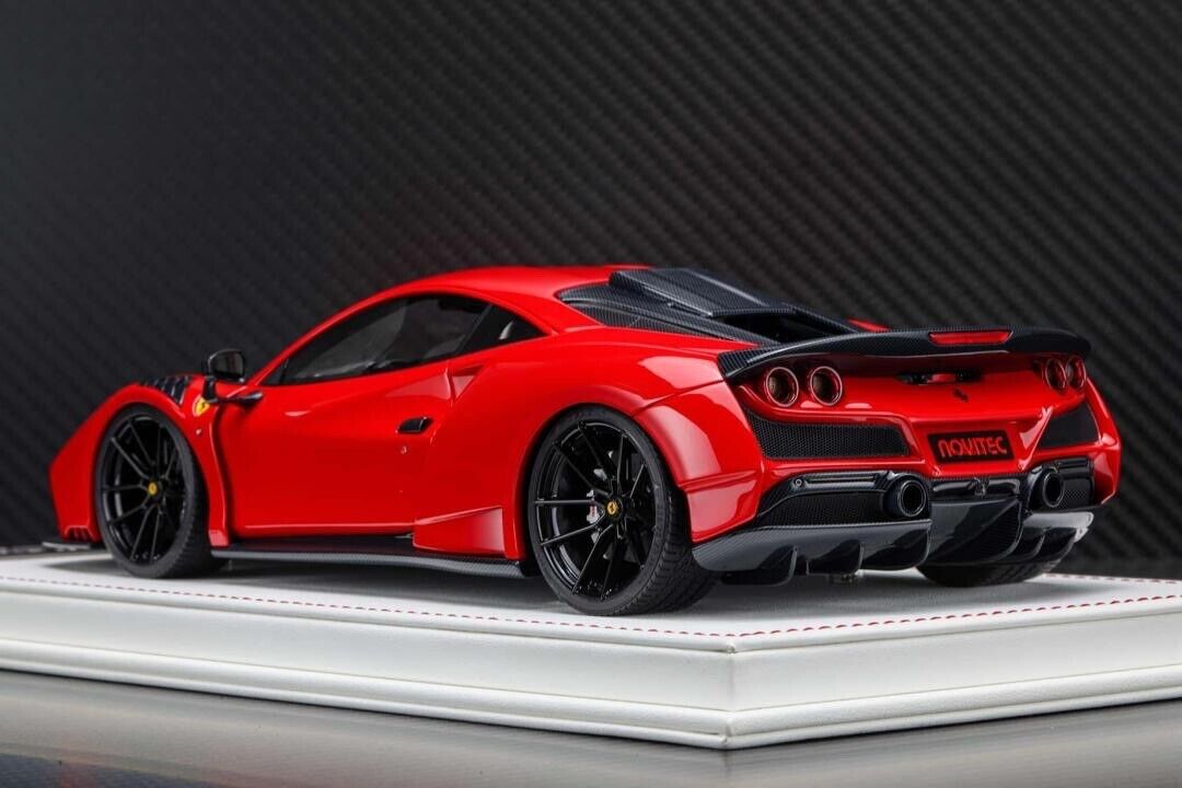 Ferrari F8 Tributo N-LARGO NOVITEC (Rosso Corsa) [Davis & Giovanni] 1:18 scale