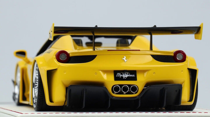 Ferrari 458 Spider GT LBWK (Yellow) [Davis & Giovanni] 1/18 scale
