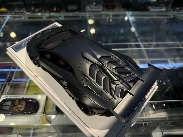 Lamborghini Aventador SVJ LBWK (Matt Carbon Fibre) [Davis & Giovanni] 1/18 scale