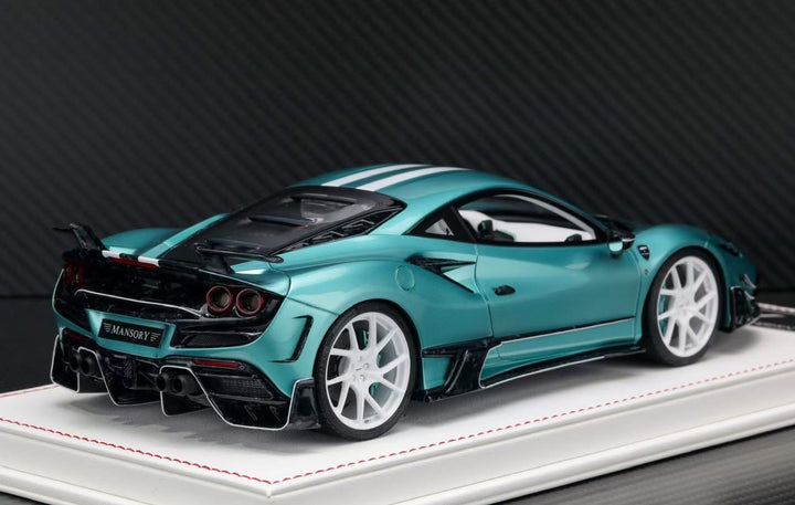 Ferrari F8XX Mansory (Ice Blue/ White) [Davis & Giovanni] 1:18 scale