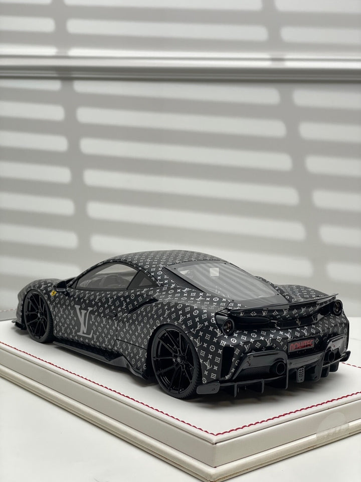 Ferrari 488 Pista (LV Monogram) [Davis & Giovanni] 1/18 scale