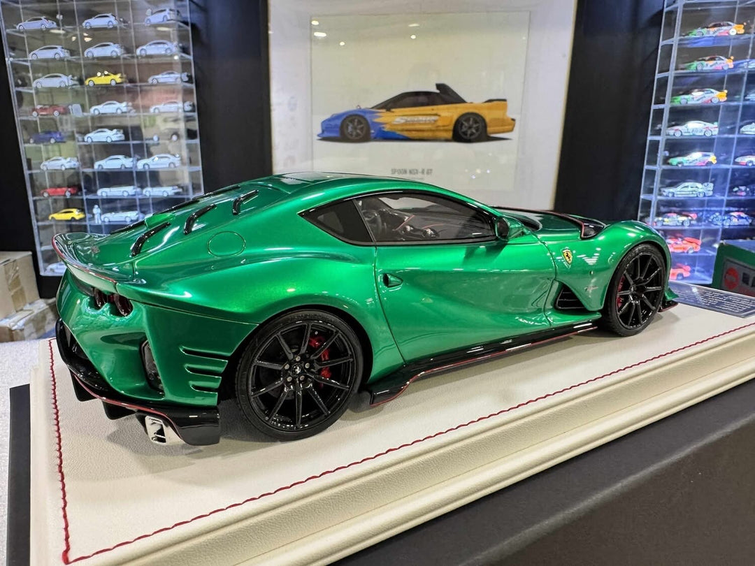 Ferrari 812 Competizione (Metallic Green) [Davis & Giovanni] 1:18 scale