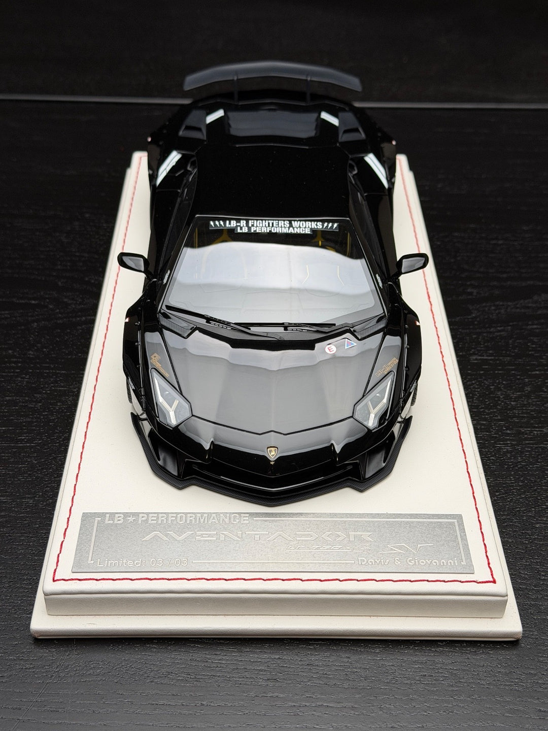 Lamborghini Aventador SV LBWK (Black Zero Fighter) [Davis & Giovanni] 1/18 scale