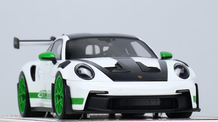 Porsche 911 GT3RS (White/ Green) [Davis & Giovanni] 1:18 scale