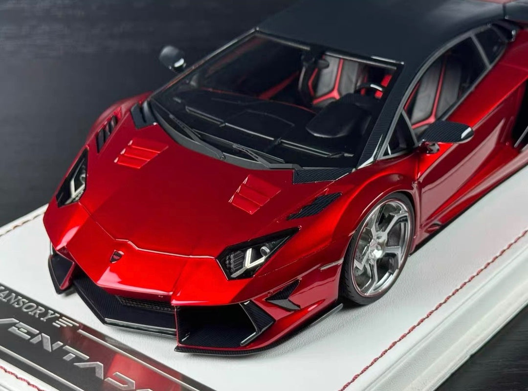 Lamborghini Aventador Mansory (Electroplated Red) [Davis & Giovanni] 1:18 scale