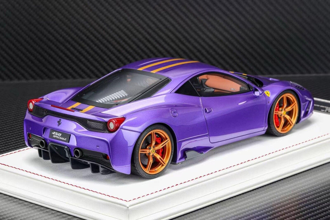 Ferrari 458 Speciale (Metallic Purple) [Davis & Giovanni] 1/18 scale